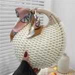 Holiday Shell Handbags - Casual Rattan Beach Bag