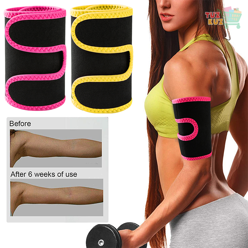 Buy 1 Pair Burn Fat Weight Loss Arm Shaper Fat Buster Off Cellulite Slimming  Wrap Belt Band for Women La at affordable prices — free shipping, real  reviews with photos — Joom