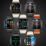 Top 2024 Waterproof Smartwatches for Men: AI Voice, Bluetooth Call, and Health Monitoring Features