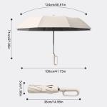 Ring Buckle Umbrella - 30 Bones, Windproof, 105CM, Automatic Fold