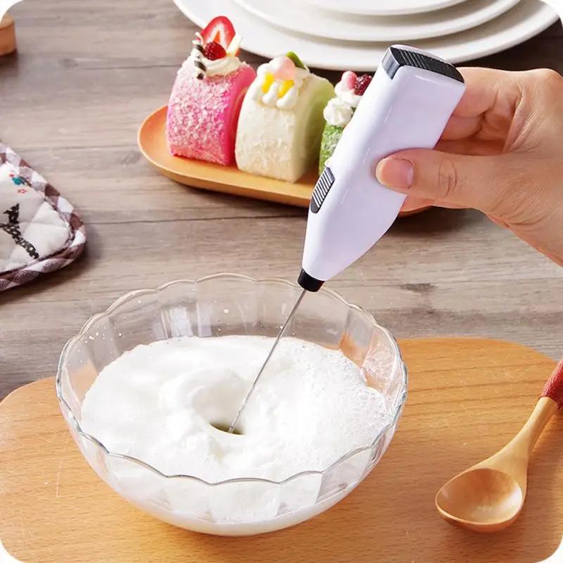 Mini Automatic Egg Beater & Milk Frother - Handheld Electric Mixer