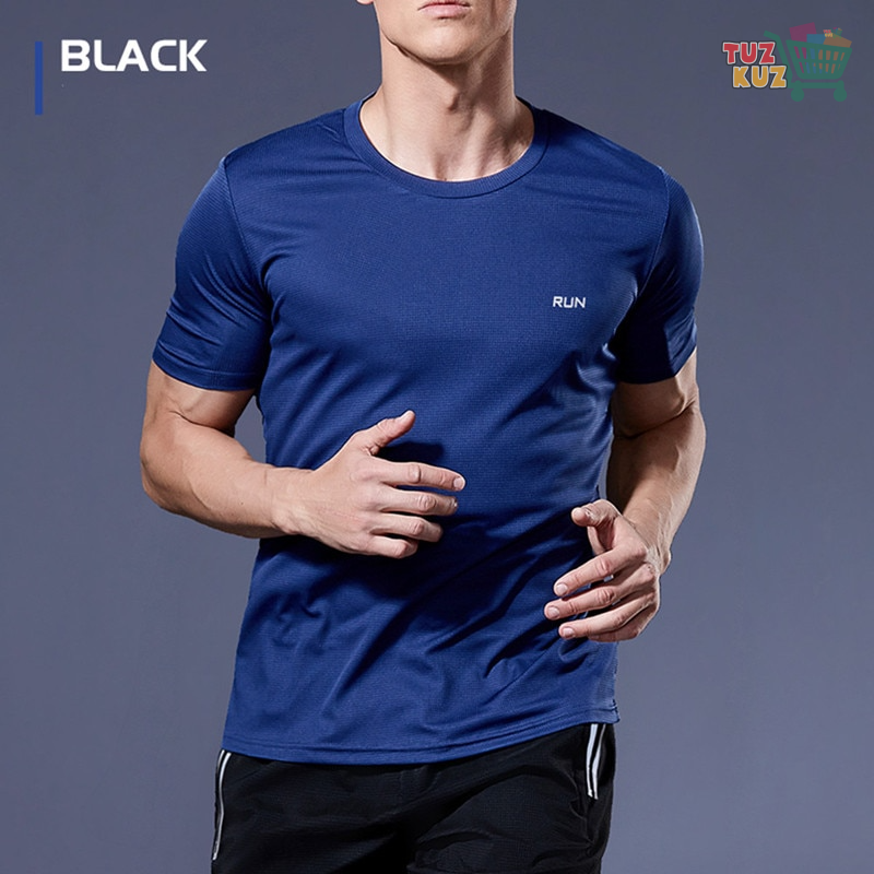 Multicolor Quick Dry Short Sleeve Sport T Shirt