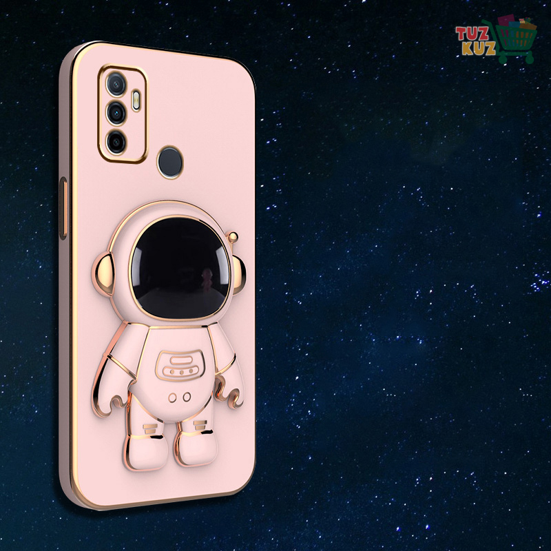 Astronaut Bracket Plating Phone Holder Case