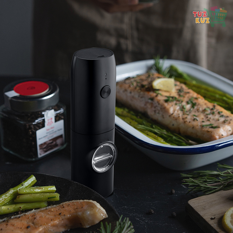 Electric Automatic Salt and Pepper Grinder Set! Rechargeable, USB