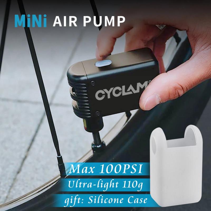 CYCLAMI Mini Electric Air Pump - Portable Bicycle Cordless Inflator