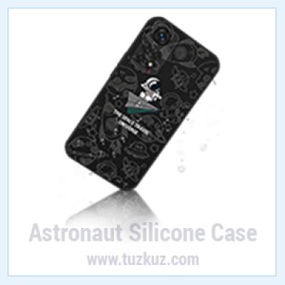 Cute Astronaut Silicone Case For Xiaomi Redmi Note