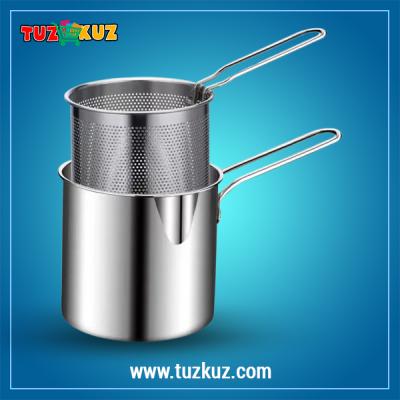 Multifunctional Stainless Steel Deep Fryer with Frying Basket