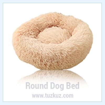 Thick Cutton Round Dog Bed