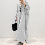 Cotton Striped Long Shirts for womens