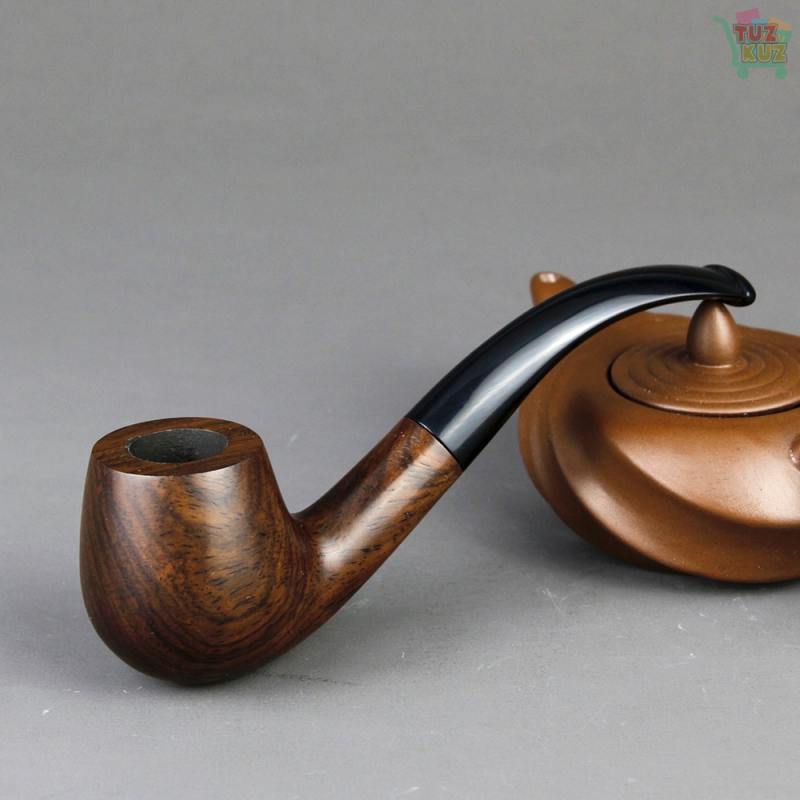 Top Grade Ebony Wood Smoking Pipe