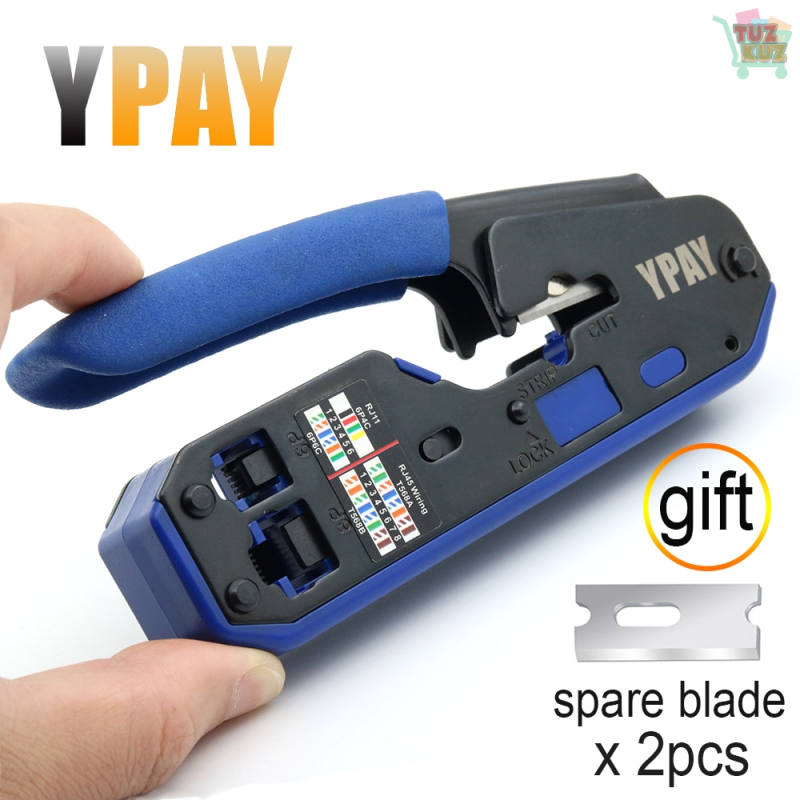 YPAY RJ45 crimping tool pliers network crimper