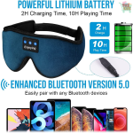 Sleep Headphones 3D Bluetooth 5.0 Headband Wireless