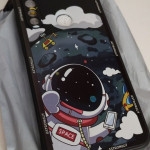 Astronaut Bracket Plating Phone Holder Case