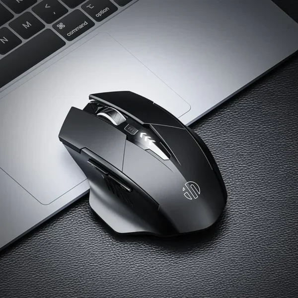 INPHIC F1 2.4G Wireless Mouse 500mAh Ergonomic Rechargeable Power Display Office Home Silent Laptop Desktop Computer Universal | Tuzkuz Retails