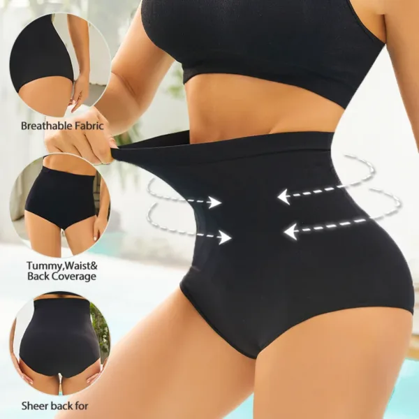 Slimming High Waist Tummy Control Panties Women Briefs Panty Shaper Slimming Underwear Butt Lifter Belly Shaping Body Shapewear | Tuzkuz Retails