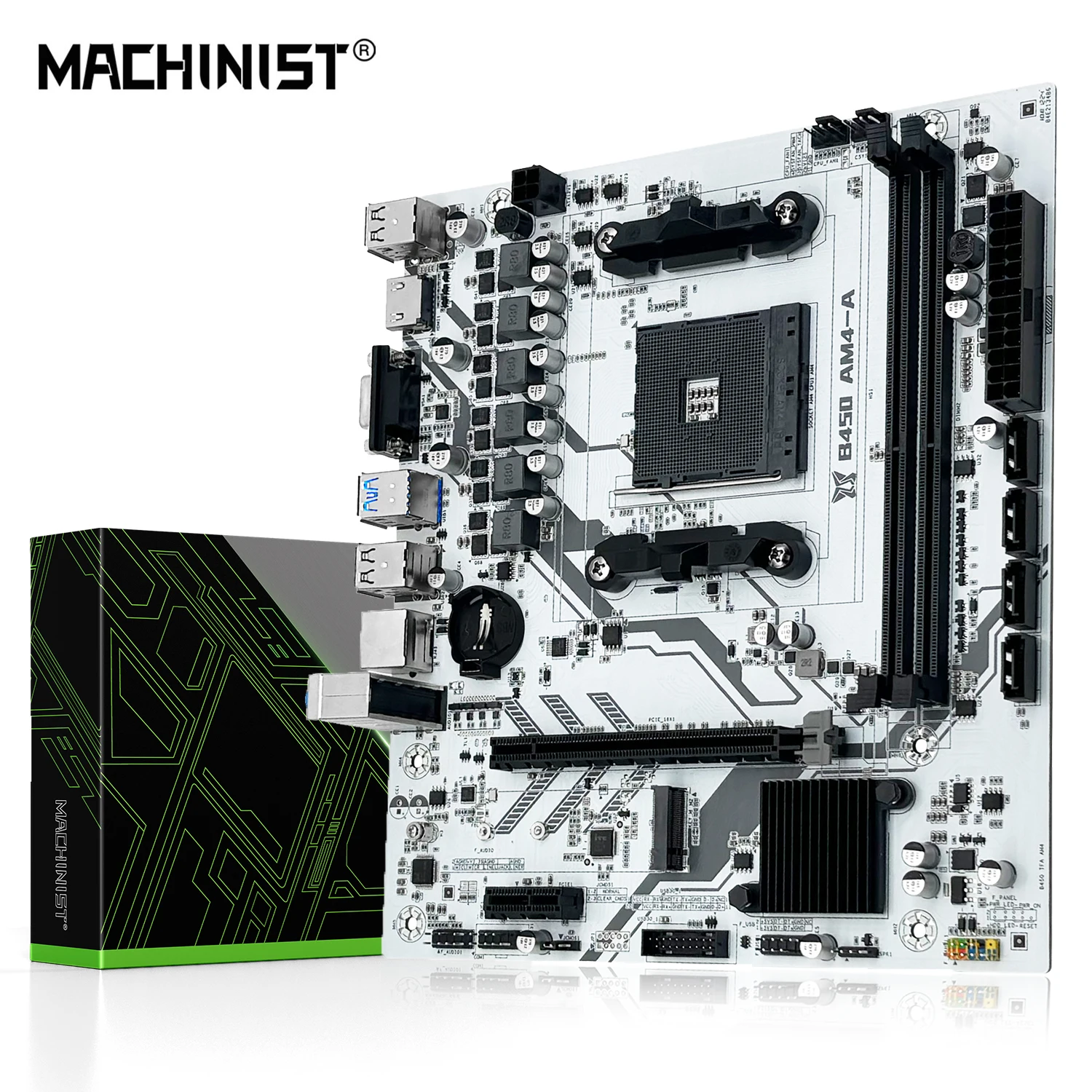 B450 motherboard AMD MACHINIST DDR4 AM4 mainboard Ryzen support