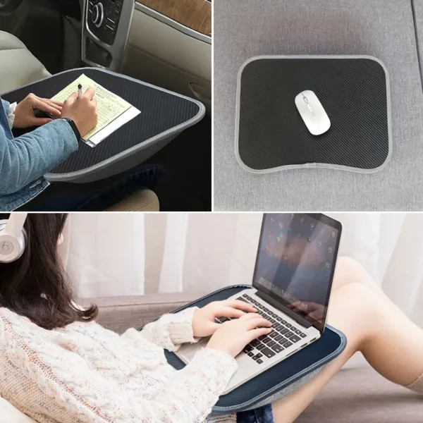 MUMUCC Multifunctional Laptop Desk With Cushion and Filled with Foam Particles, Small Pillow Table, Hard Mouse Pad Large | Tuzkuz Retails