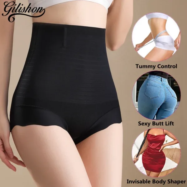 Slimming Shorts Women Body Shaper High Waist Flat Belly Sheathing Panties Hip Lift Shaping Underwear Tummy Control Shapewear | Tuzkuz Retails