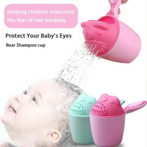 shampoo rinse cup, baby shower tool, kids bathing supplies_Tuzkuz