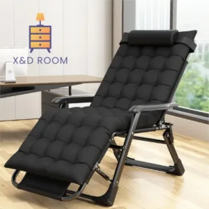 Portable Folding Lounge Chair – Reclining Beach and Outdoor Chair